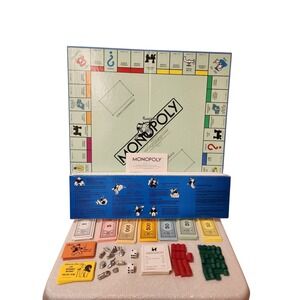 Vintage Monopoly Board Game Parker Brothers Classic Family Fun‎